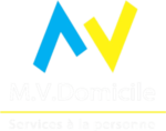 Logo M.V Domicile transparent